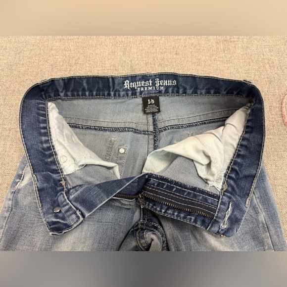 Boy’s Request Jeans Size 14 Straight 0073 - Picture 5 of 9